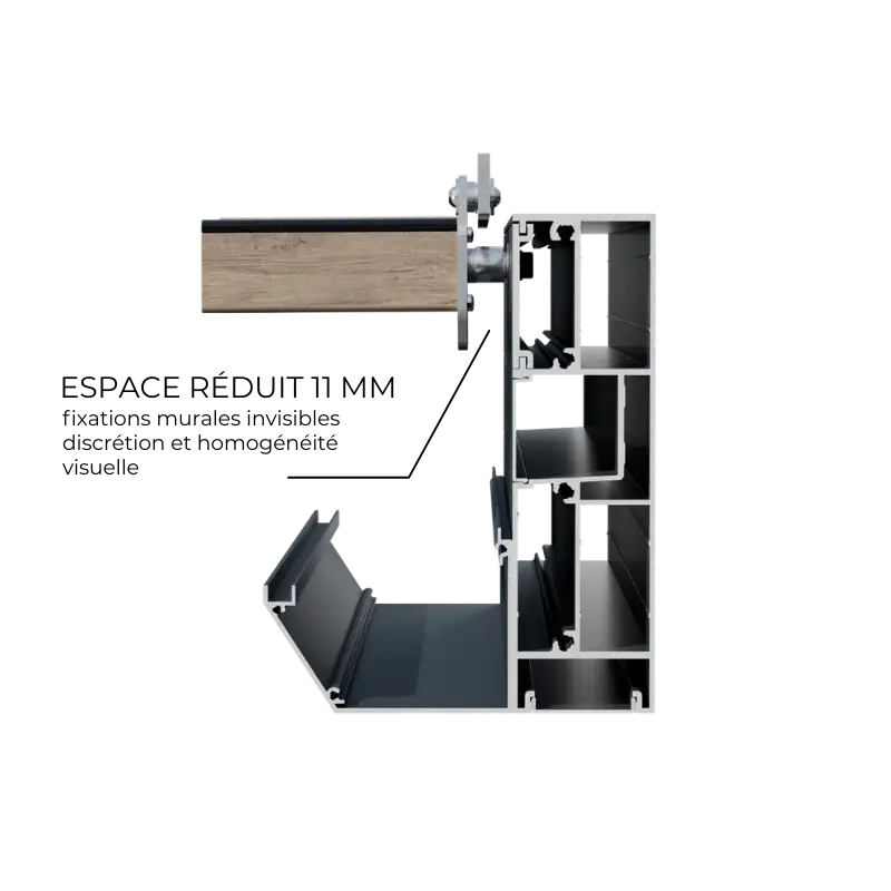 Innovation LUXAIA pour réduire l'espace entre la poutre et les lames de la pergola LUXAÏA